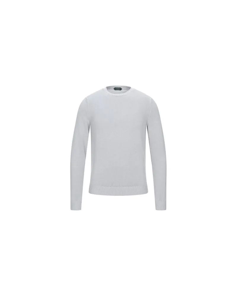 Zanone STRICKWAREN - Pulloverauf YOOX.COM Hellgrau