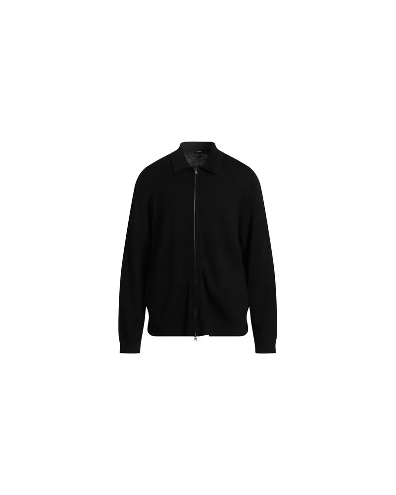Theory STRICKWAREN - Strickjackenauf YOOX.COM Schwarz