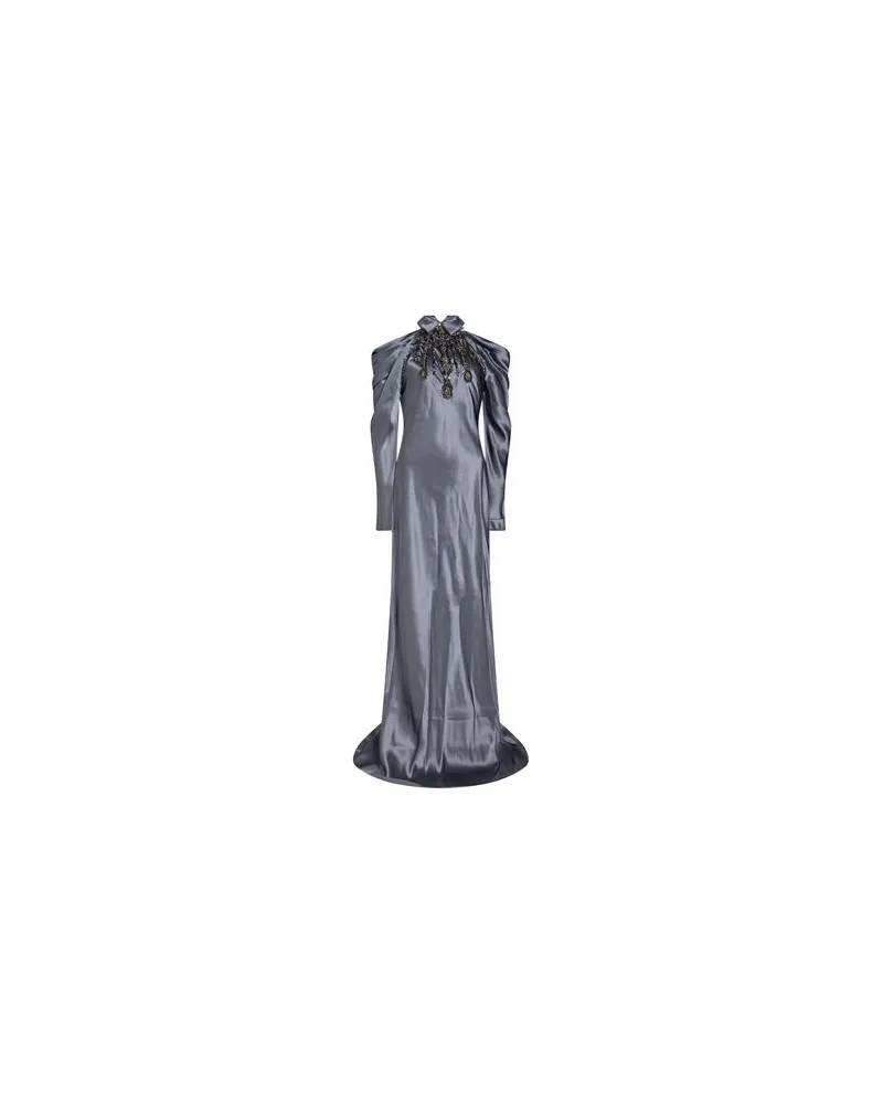 Alberta Ferretti KLEIDER - Maxi-Kleiderauf YOOX.COM Grau