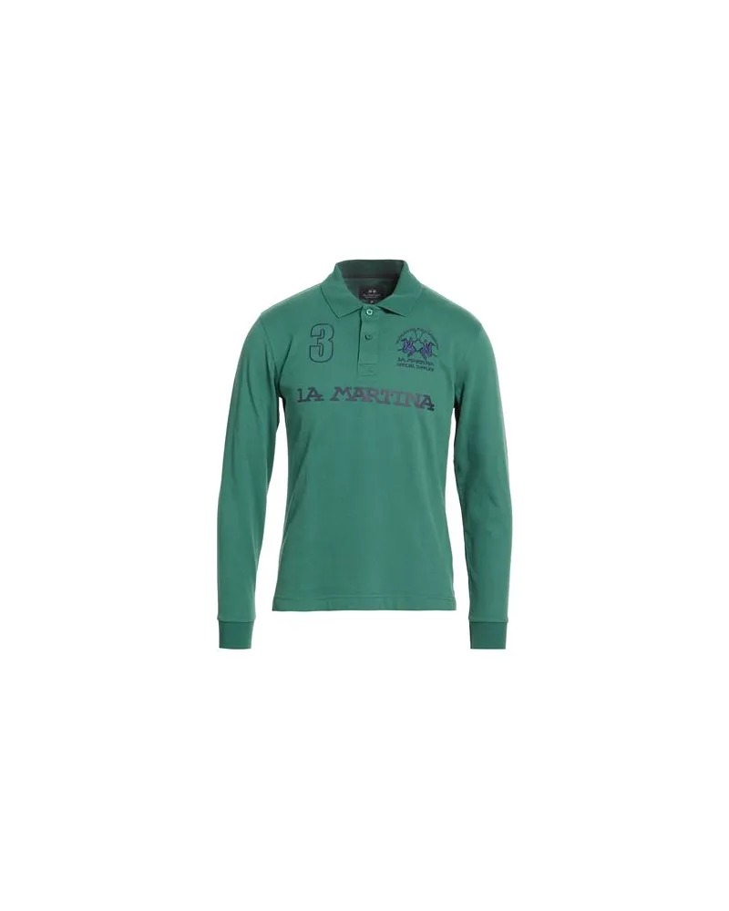 La Martina TOPS - Poloshirtsauf YOOX.COM Grün