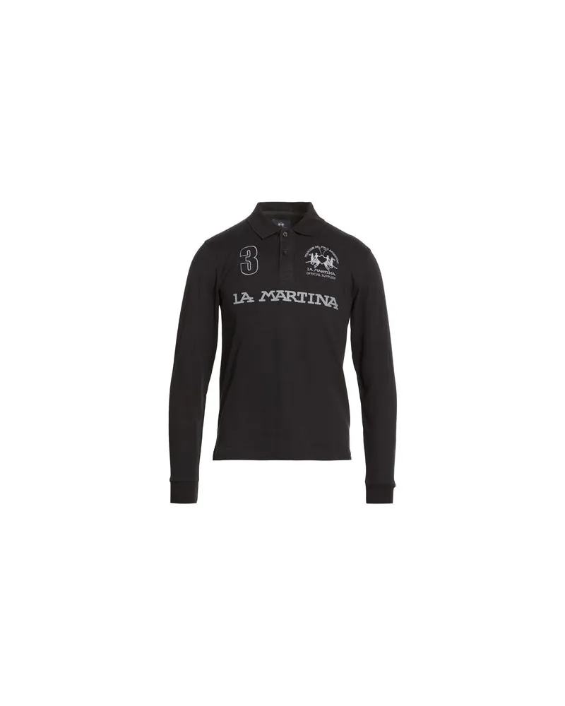 La Martina TOPS - Poloshirtsauf YOOX.COM Schwarz