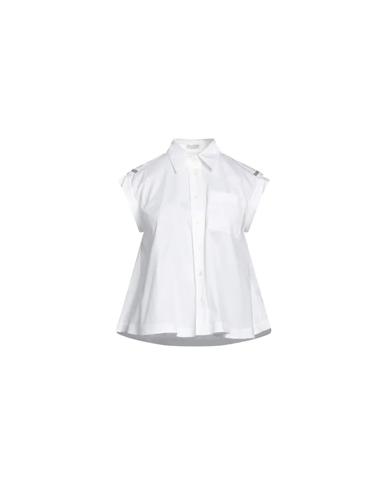 Brunello Cucinelli TOPS - Hemdenauf YOOX.COM Weiß
