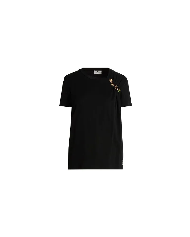 Elisabetta Franchi TOPS - T-shirtsauf YOOX.COM Schwarz