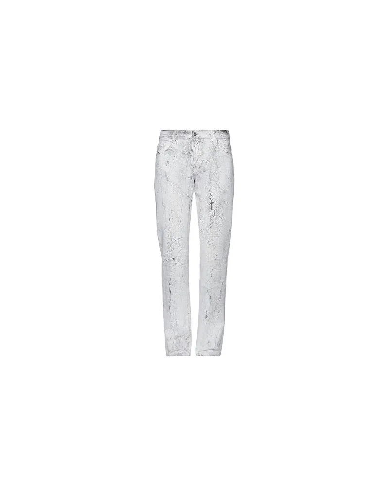 Bikkembergs HOSEN & RÖCKE - Jeanshosenauf YOOX.COM Weiß