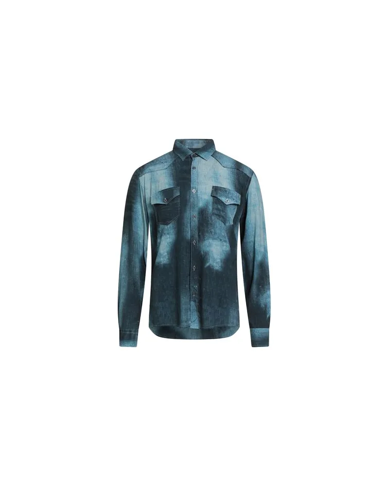 Daniele Alessandrini TOPS - Hemdenauf YOOX.COM Taubenblau