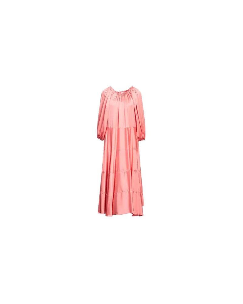 Simona Corsellini KLEIDER - Maxi-Kleiderauf YOOX.COM Koralle
