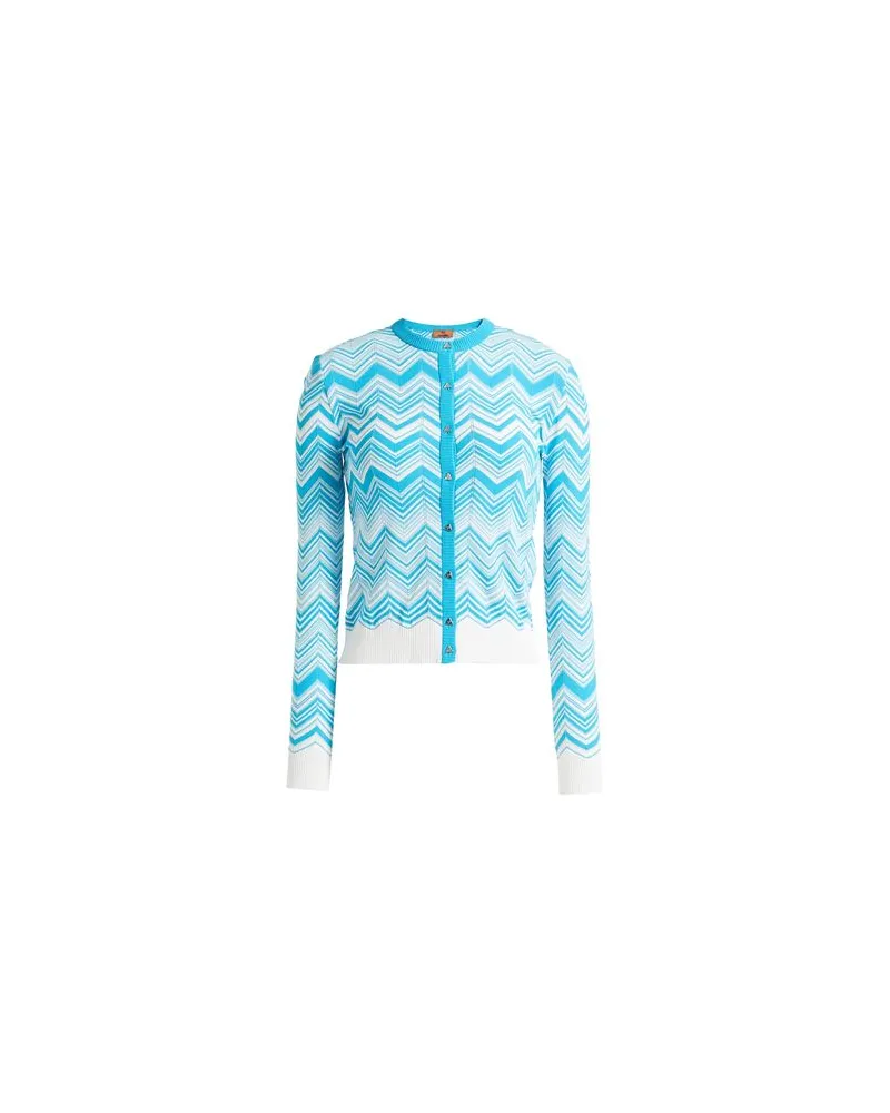 Missoni STRICKWAREN - Strickjackenauf YOOX.COM Azurblau
