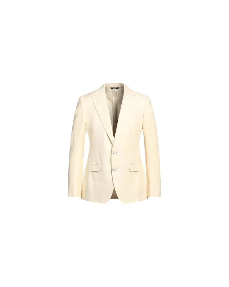 Dolce & Gabbana ANZÜGE und CO-ORDS - Blazersauf YOOX.COM Cremeweiß