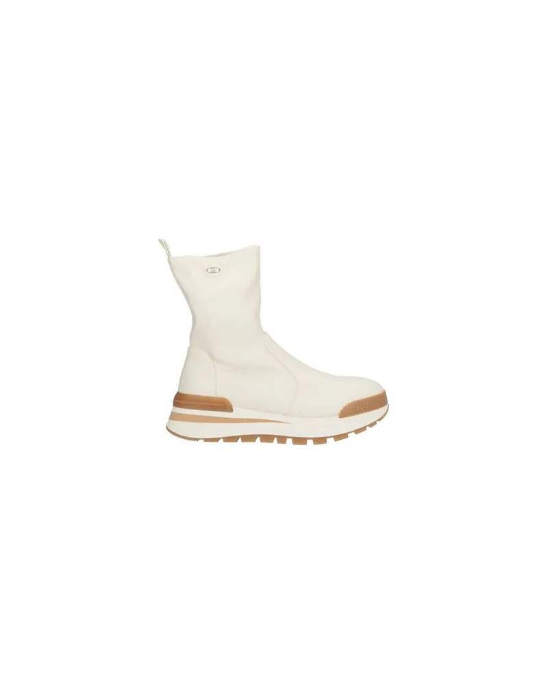 Liu Jo SCHUHE - Stiefelettenauf YOOX.COM Cremeweiß