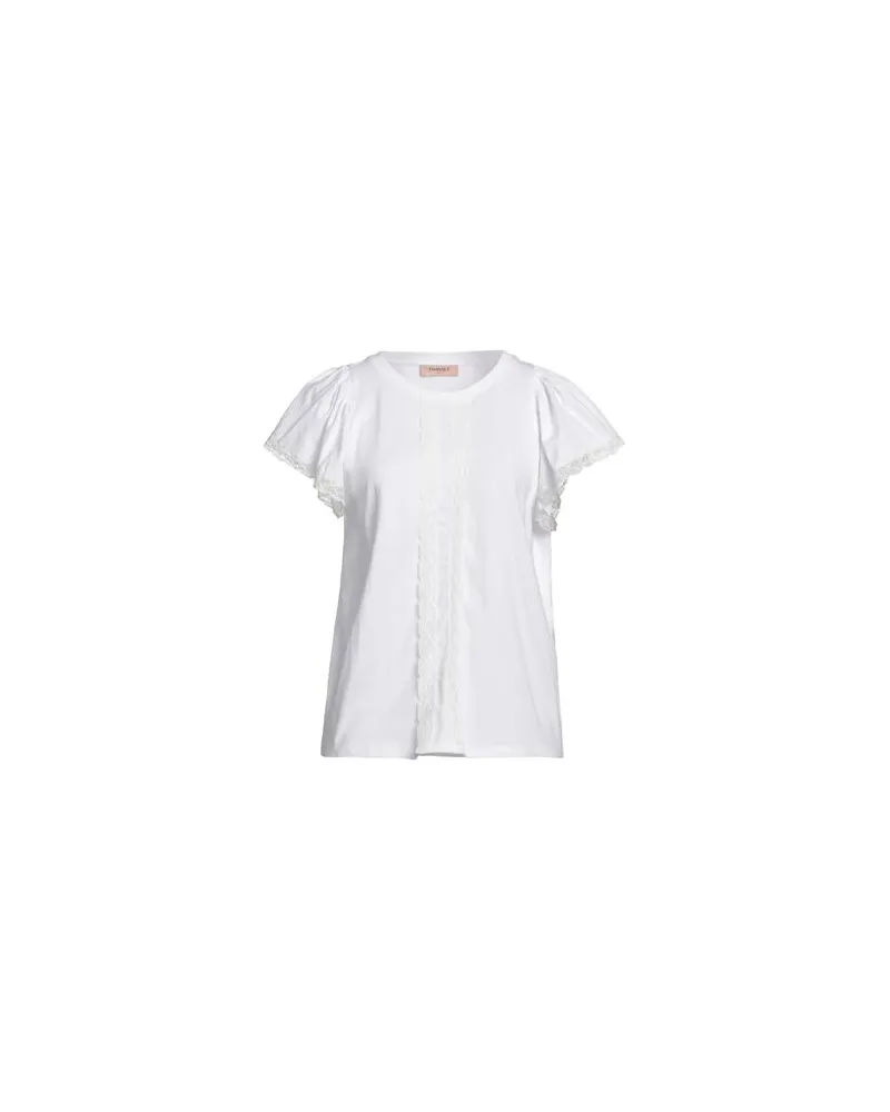 Twin-Set TOPS - T-shirtsauf YOOX.COM Weiß