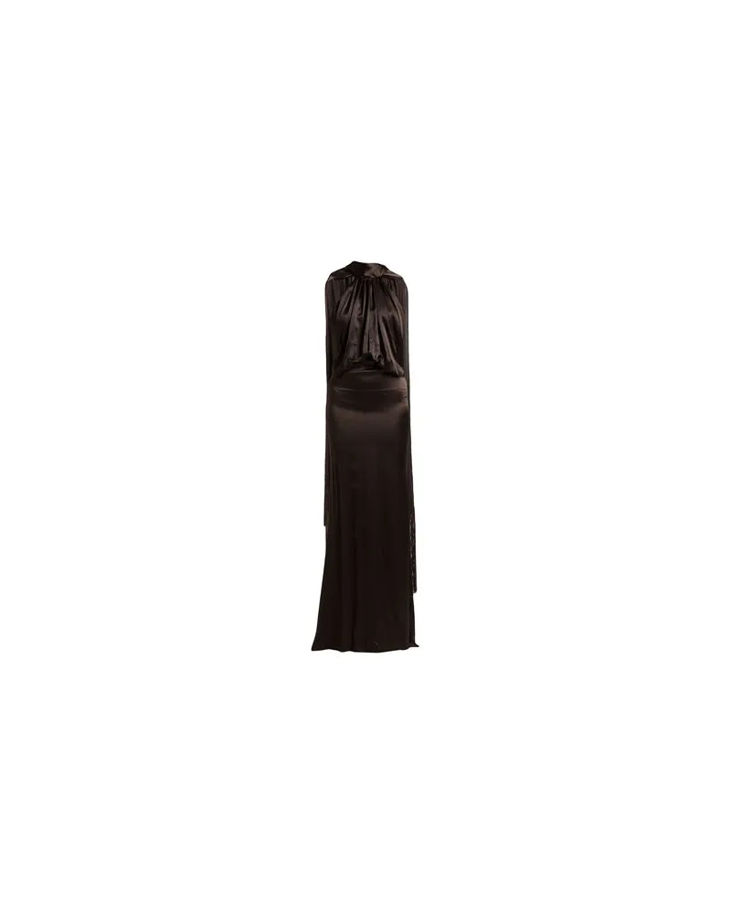 ATTICO KLEIDER - Maxi-Kleiderauf YOOX.COM Dunkelbraun