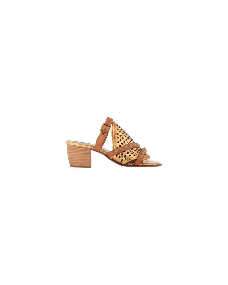 A.S.98 SCHUHE - Sandalenauf YOOX.COM Gold