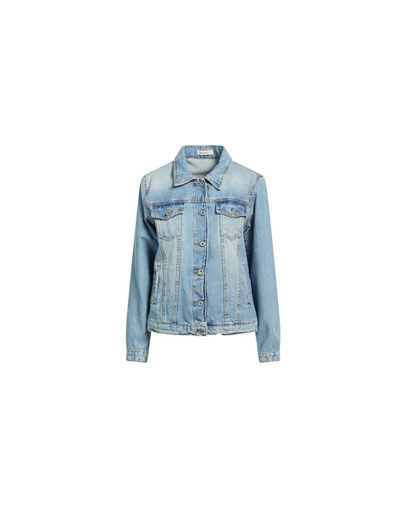 Please JACKEN & MÄNTEL - Jeansjacken/Mäntelauf YOOX.COM Blau