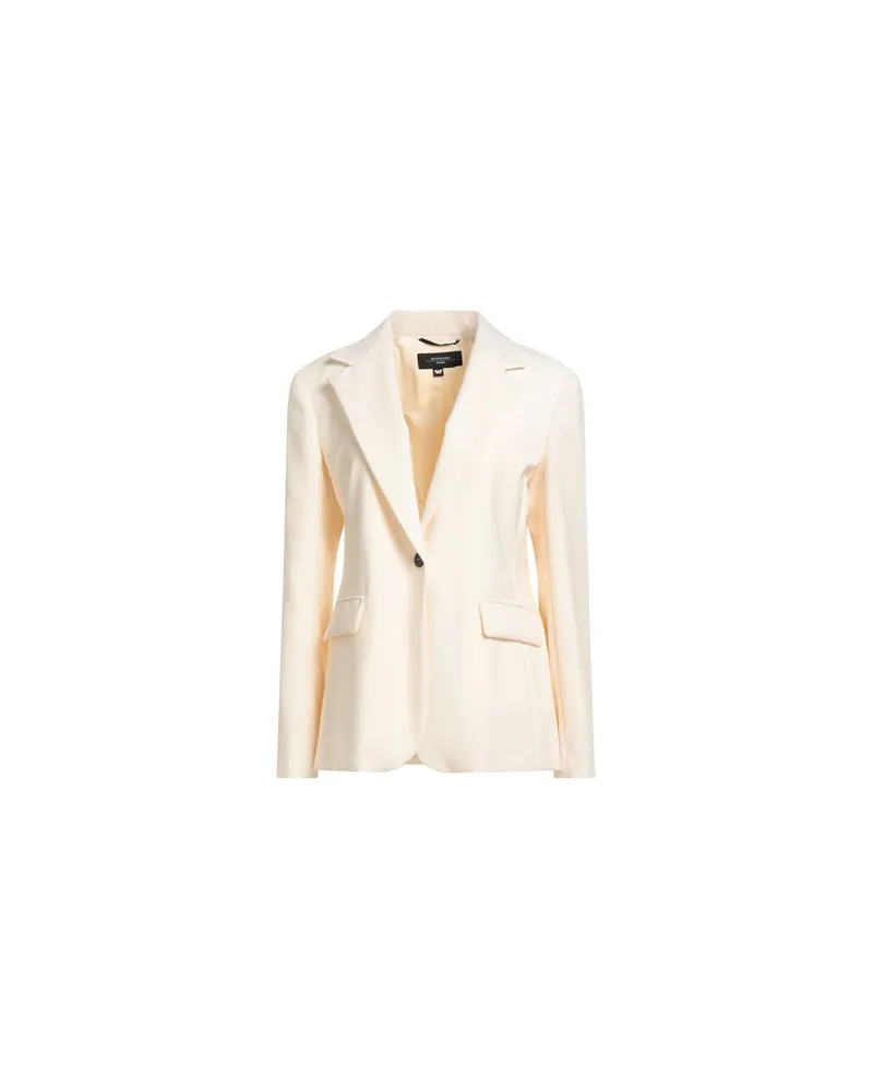 Max Mara ANZÜGE und CO-ORDS - Blazersauf YOOX.COM Cremeweiß