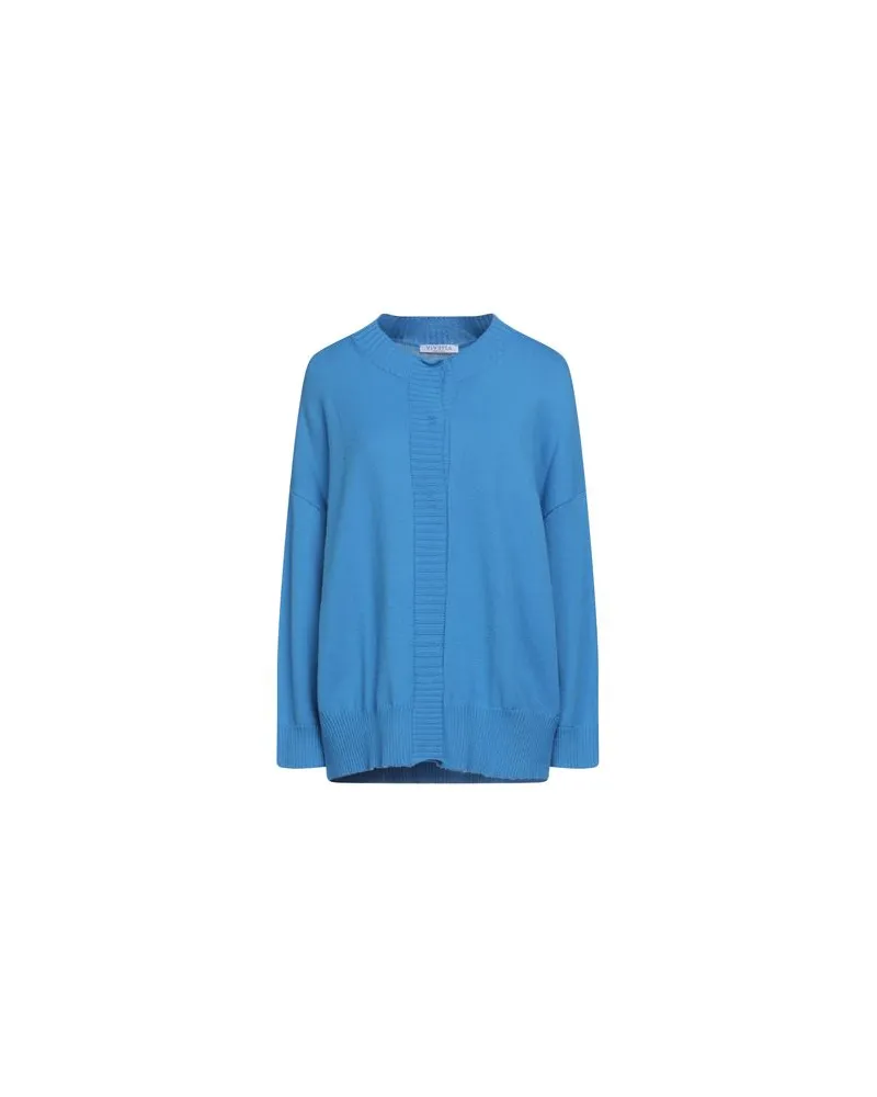 Vivetta STRICKWAREN - Strickjackenauf YOOX.COM Azurblau