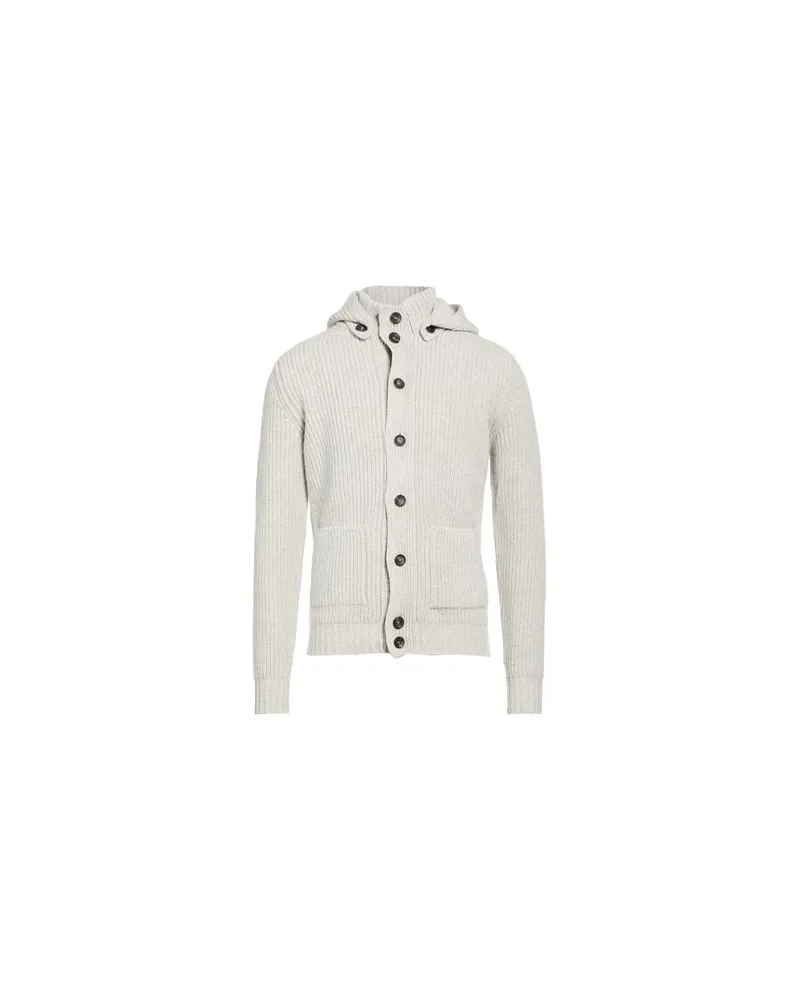 Filippo de Laurentiis STRICKWAREN - Strickjackenauf YOOX.COM Hellgrau