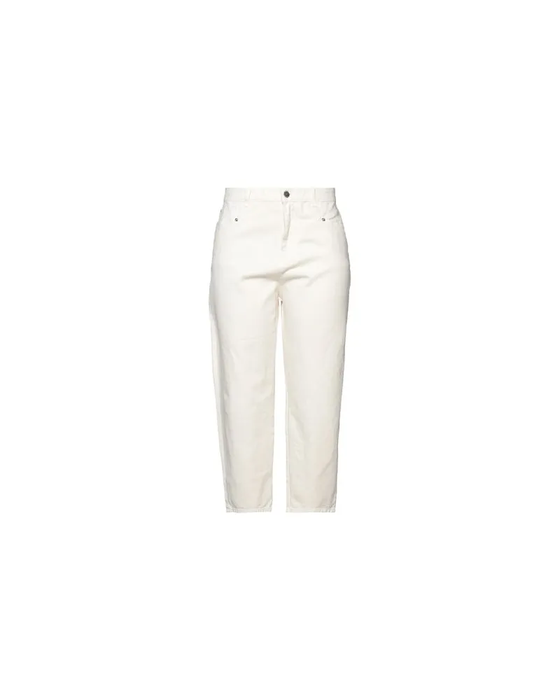 Twin-Set HOSEN & RÖCKE - Jeanshosenauf YOOX.COM Elfenbein