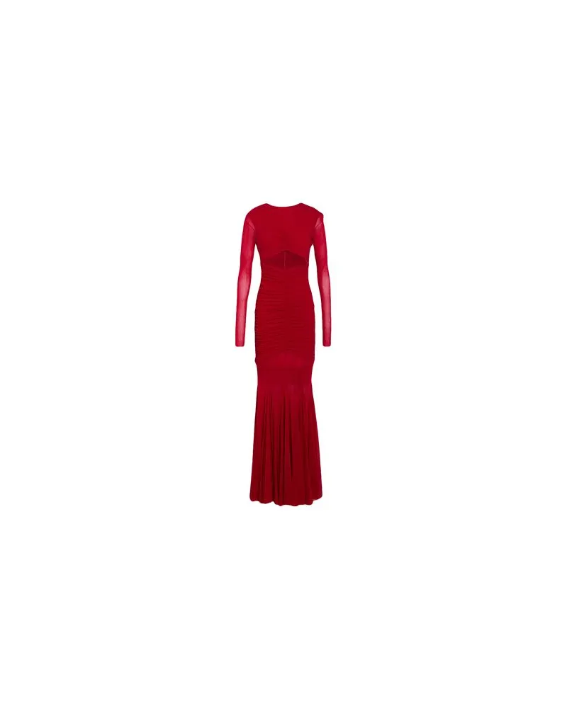 Philosophy Di Lorenzo Serafini KLEIDER - Maxi-Kleiderauf YOOX.COM Ziegelrot