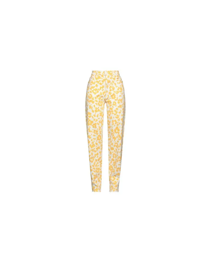 Mother HOSEN & RÖCKE - Jeanshosenauf YOOX.COM Gelb