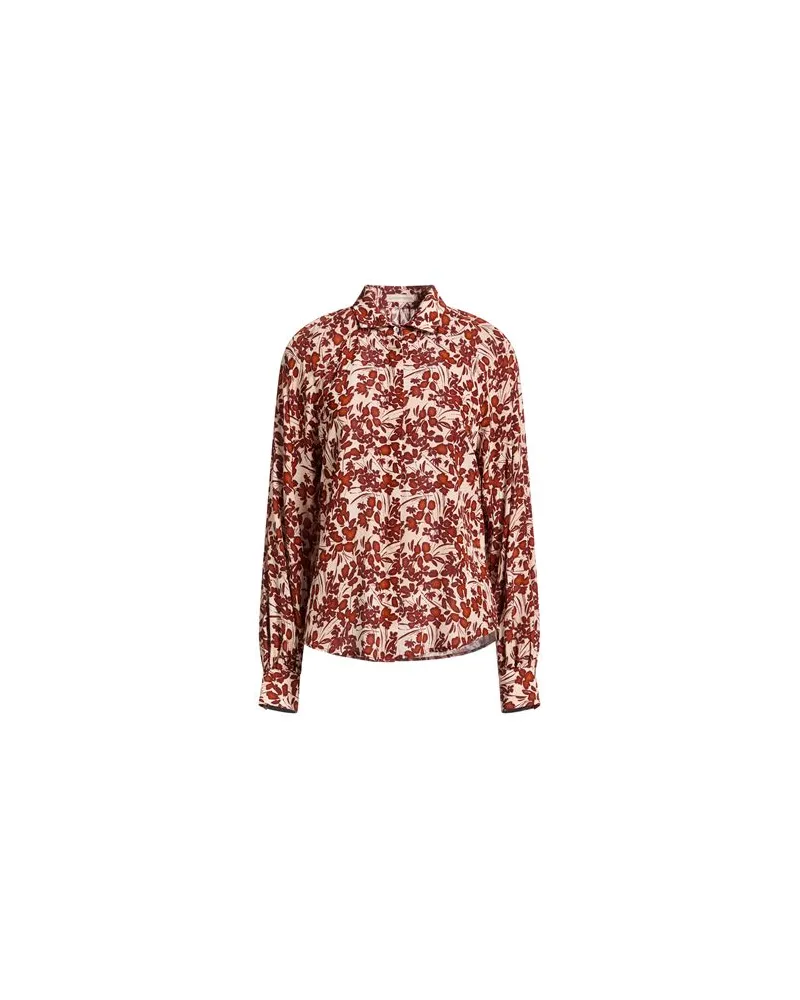 Camicettasnob TOPS - Hemdenauf YOOX.COM Ziegelrot