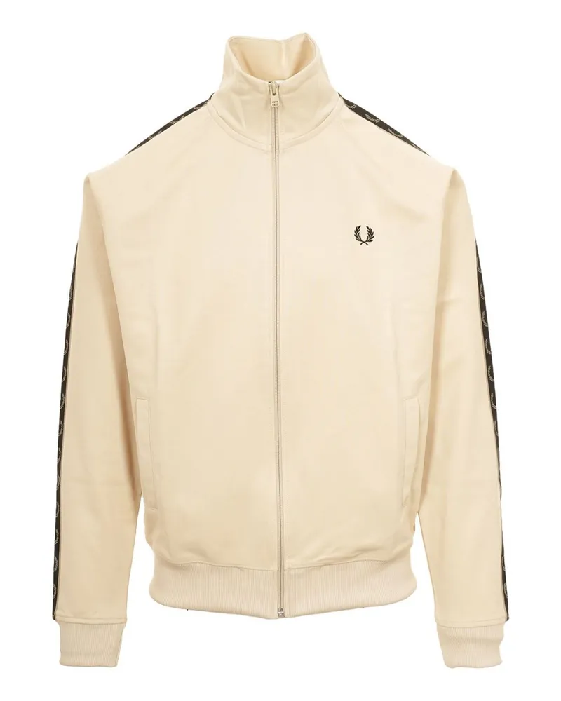 Fred Perry Sweatshirt Cremeweiß