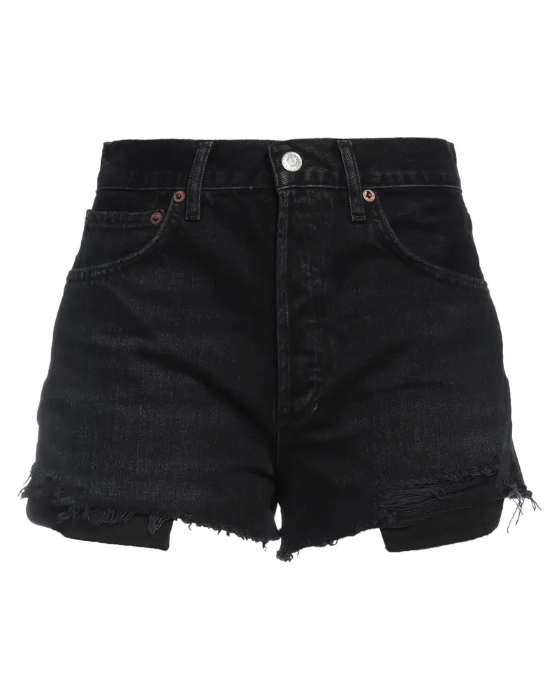 AGOLDE Jeansshorts Schwarz