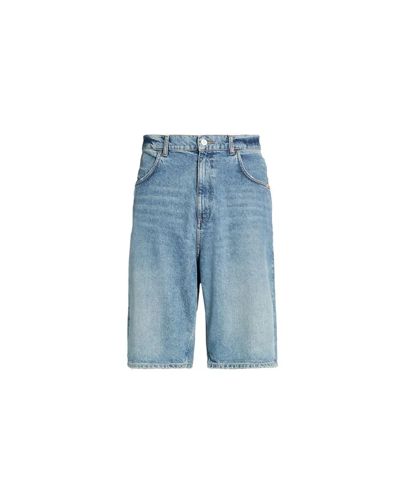 Amish HOSEN & RÖCKE - Jeansshortsauf YOOX.COM Blau