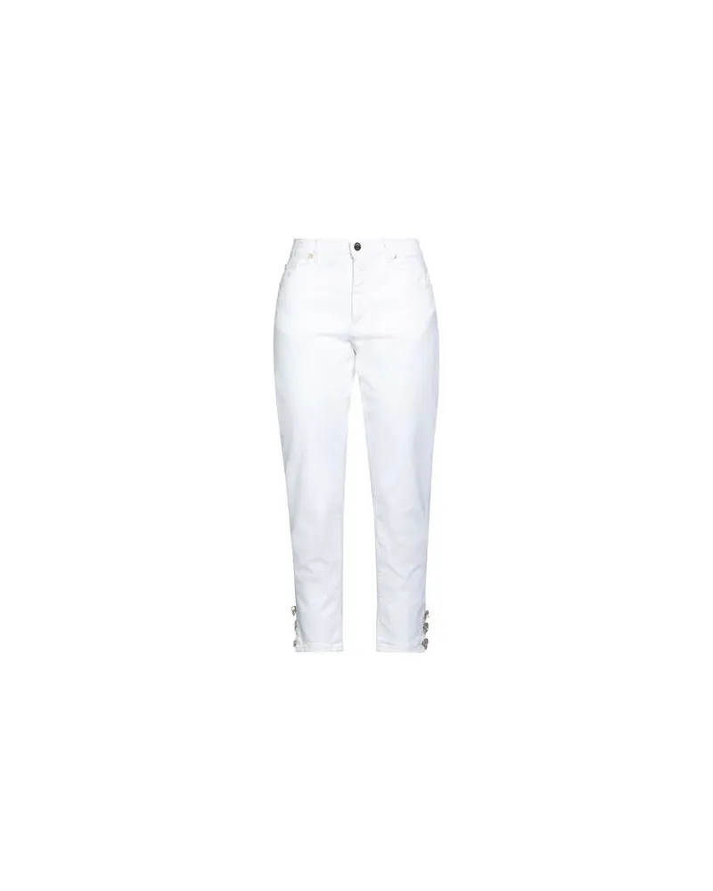 Angelo Marani HOSEN & RÖCKE - Jeanshosenauf YOOX.COM Weiß