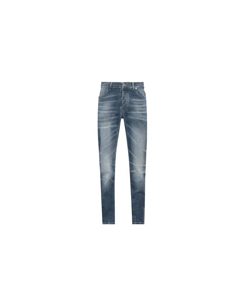 PMDS PREMIUM MOOD DENIM SUPERIOR HOSEN & RÖCKE - Jeanshosenauf YOOX.COM Blau