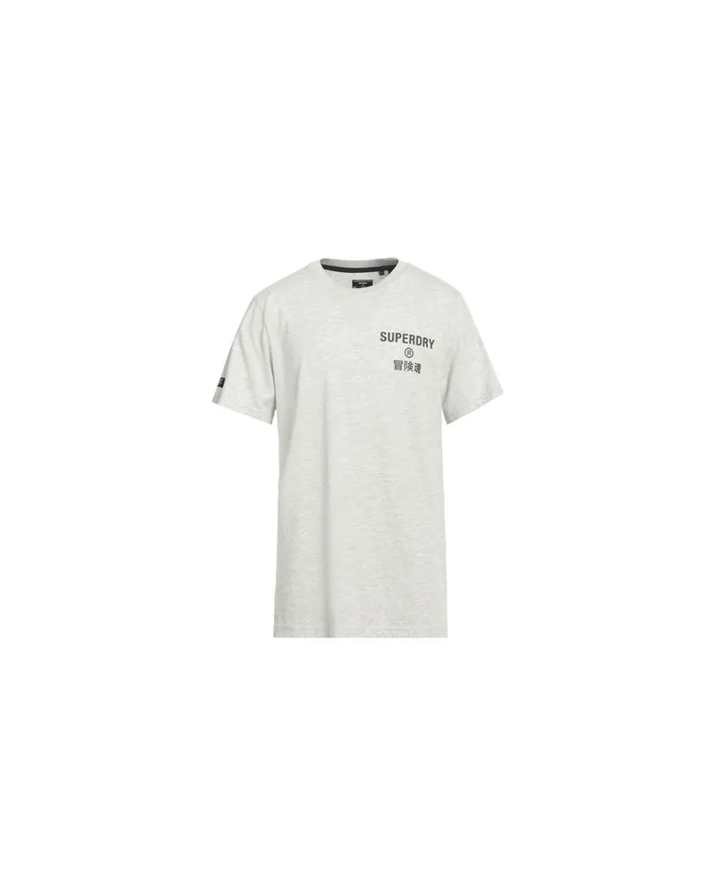 Superdry. TOPS - T-shirtsauf YOOX.COM Hellgrau