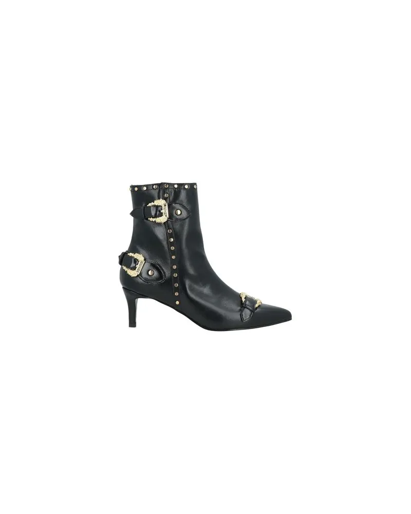 Versace Jeans SCHUHE - Stiefelettenauf YOOX.COM Schwarz