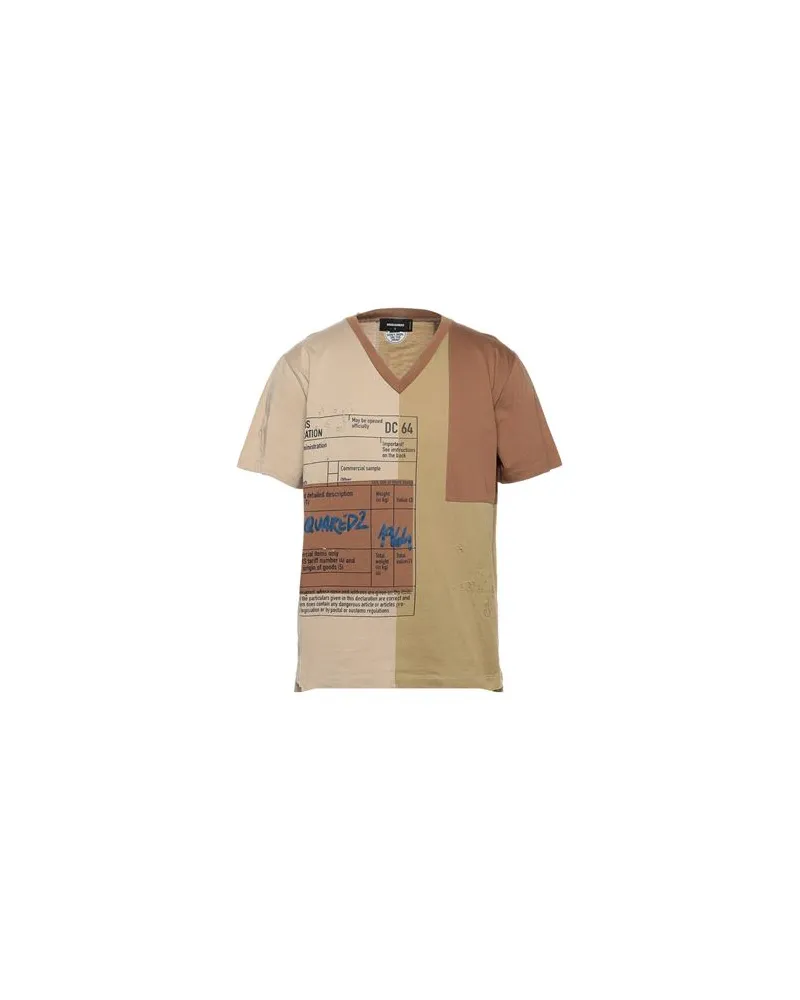 Dsquared2 TOPS - T-shirtsauf YOOX.COM Beige
