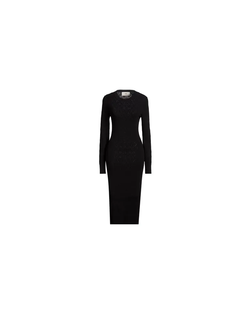 AMI Paris KLEIDER - Midi-Kleiderauf YOOX.COM Schwarz