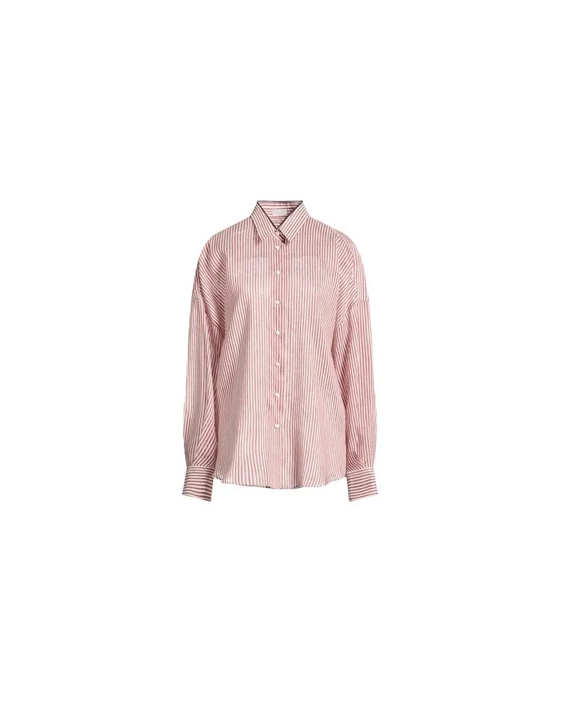Brunello Cucinelli TOPS - Hemdenauf YOOX.COM Ziegelrot