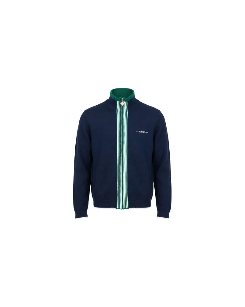 Casablanca Paris STRICKWAREN - Strickjackenauf YOOX.COM Marineblau