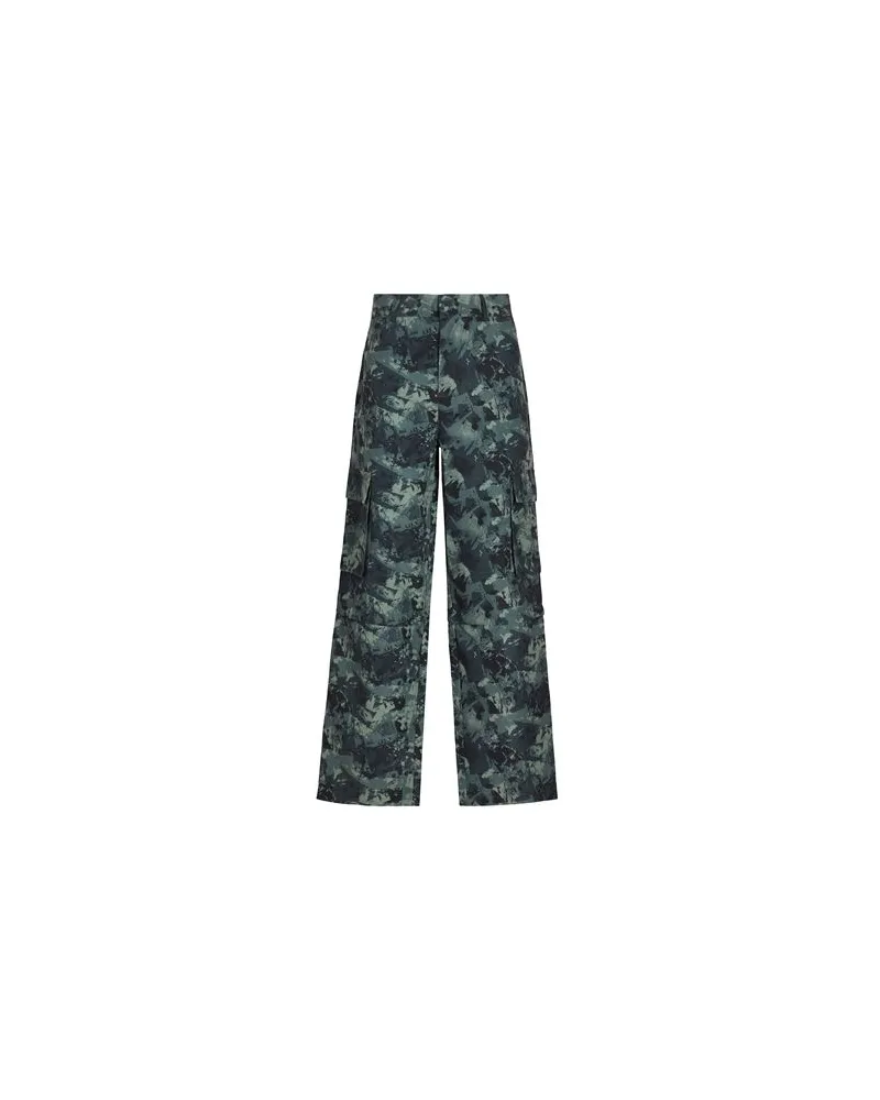 8 by Yoox PRINTED OVERSIZE PANTS  - HOSEN & RÖCKE - Hosenauf YOOX.COM Militärgrün