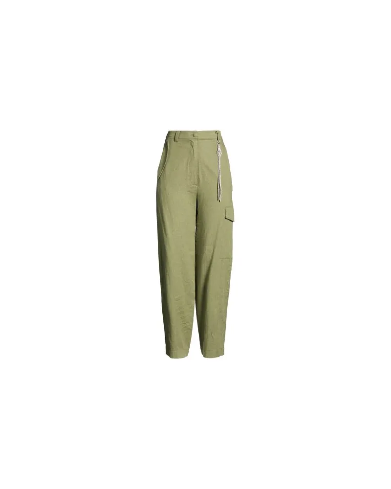 Soallure HOSEN & RÖCKE - Hosenauf YOOX.COM Militärgrün