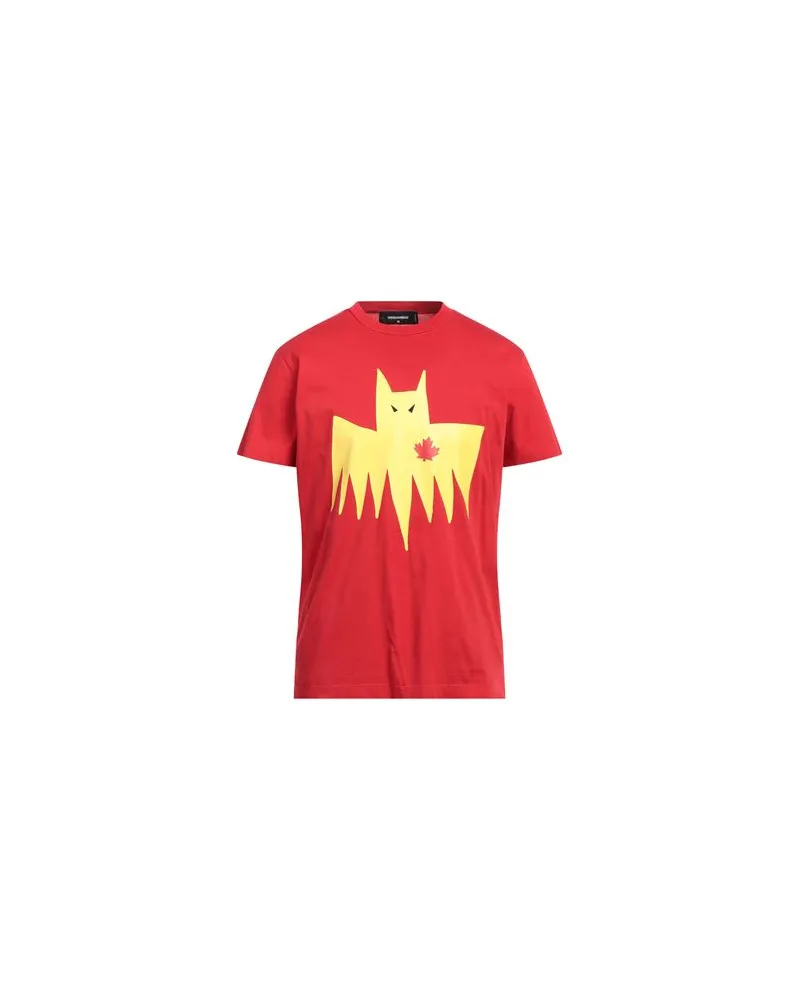 Dsquared2 TOPS - T-shirtsauf YOOX.COM Rot