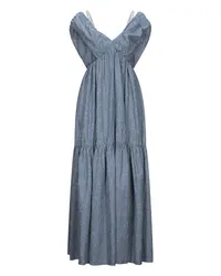 Frankie Morello Maxi-Kleid Blau