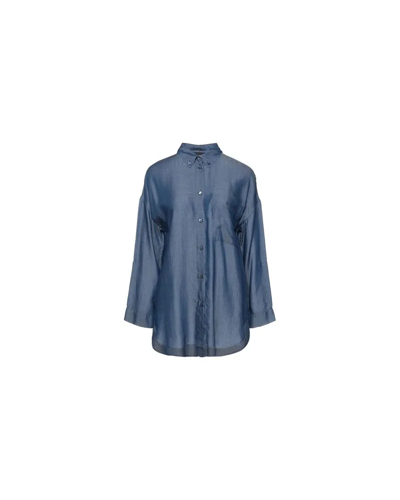 Emporio Armani TOPS - Hemdenauf YOOX.COM Nachtblau