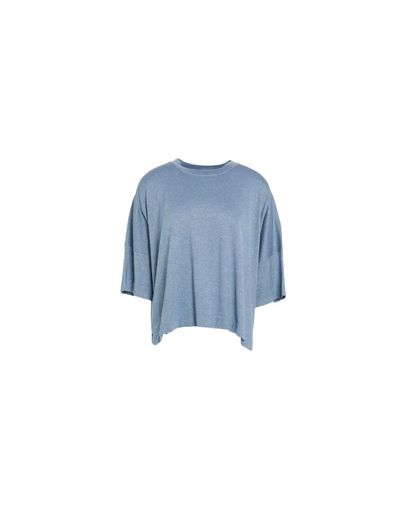 Brunello Cucinelli STRICKWAREN - Pulloverauf YOOX.COM Himmelblau