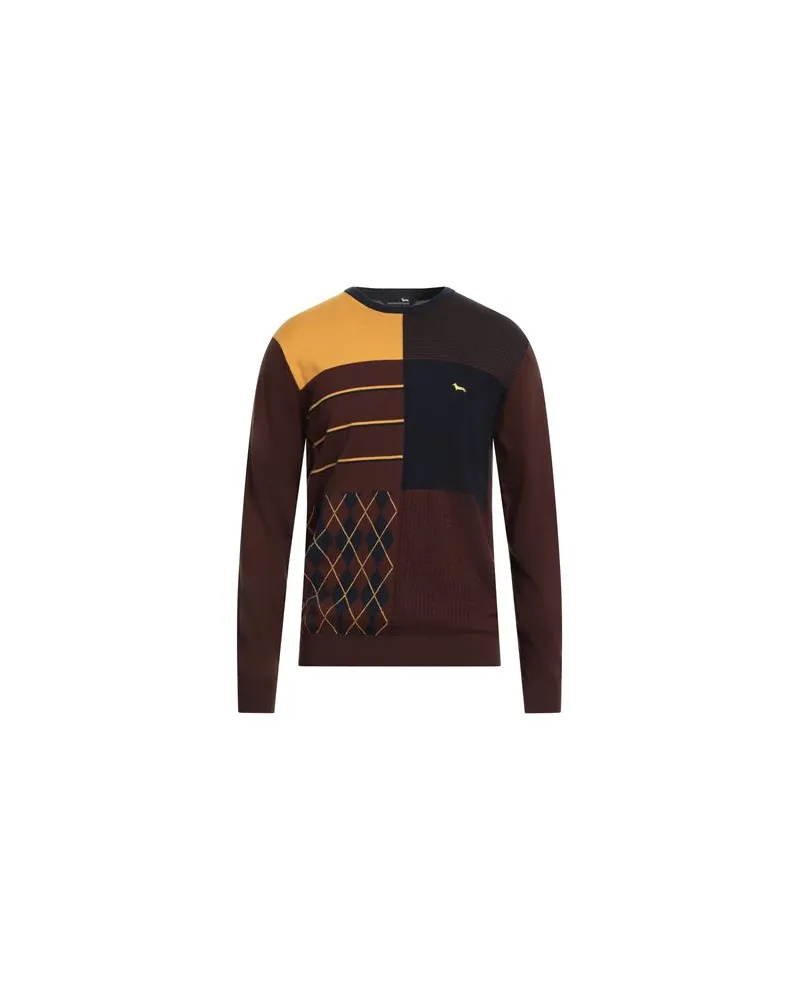 Harmont & Blaine STRICKWAREN - Pulloverauf YOOX.COM Dunkelbraun