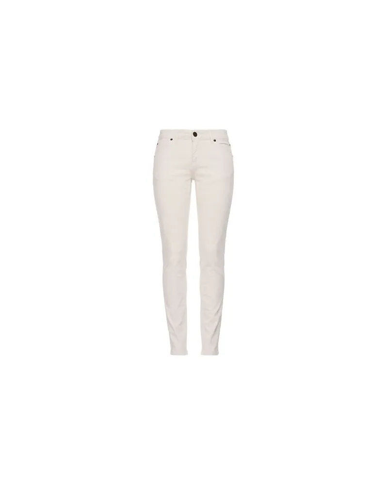Pinko HOSEN & RÖCKE - Jeanshosenauf YOOX.COM Elfenbein