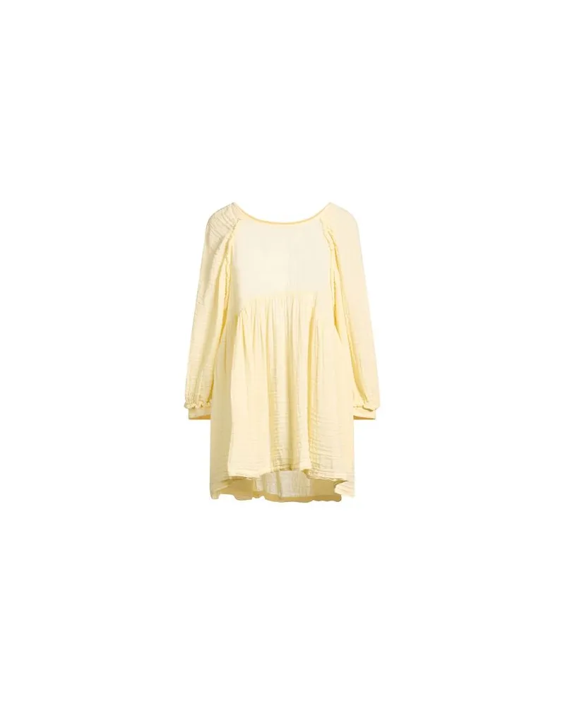 Free People KLEIDER - Mini-Kleiderauf YOOX.COM Pastellgelb