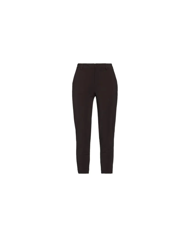 VIRNA DRÒ HOSEN & RÖCKE - Hosenauf YOOX.COM Dunkelbraun
