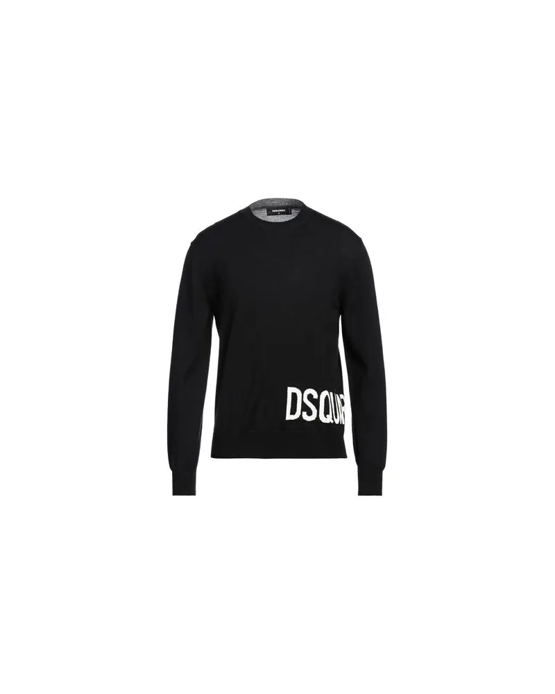 Dsquared2 STRICKWAREN - Pulloverauf YOOX.COM Schwarz