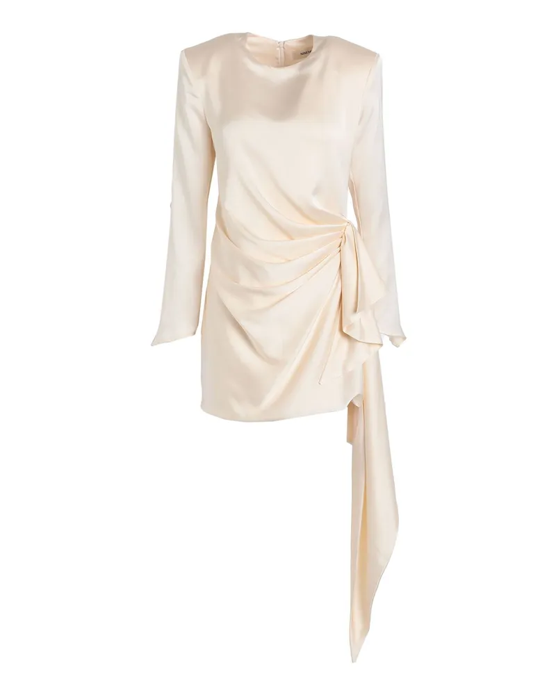 NINEMINUTES Mini-Kleid Beige