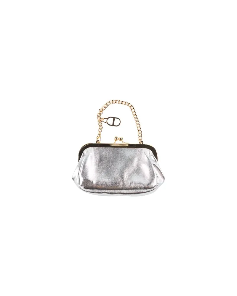 Twin-Set Kleinlederwaren - Portemonnaiesauf YOOX.COM Silber