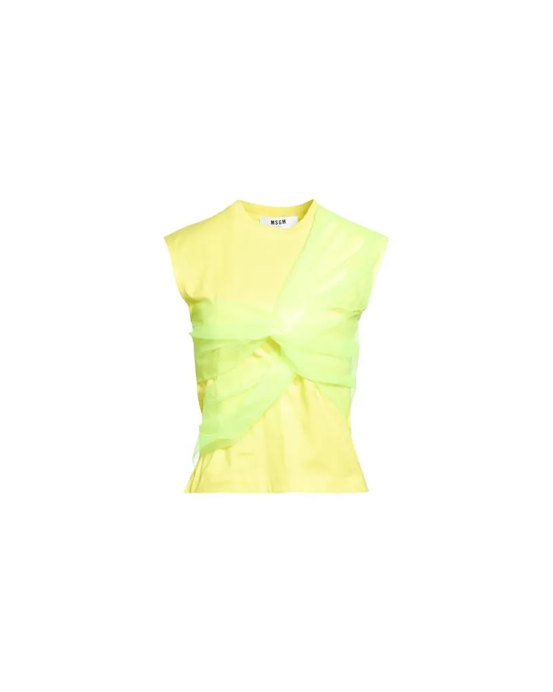 MSGM TOPS - Topsauf YOOX.COM Gelb