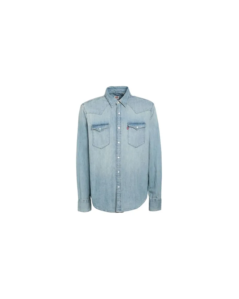 Levi's BARSTOW WESTERN STANDARD  - TOPS - Jeanshemdenauf YOOX.COM Blau